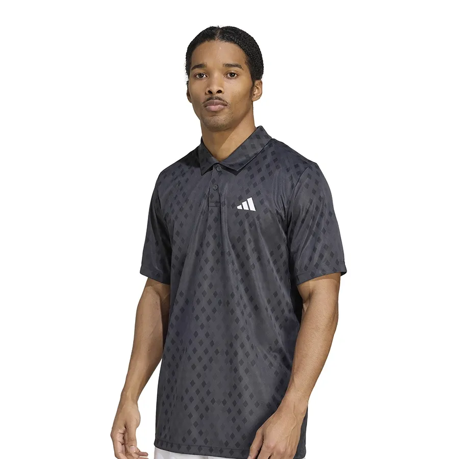 Imagen 1 de 3 de Remera adidas Club Tennis Climacool-GRAFITO/NEGRO