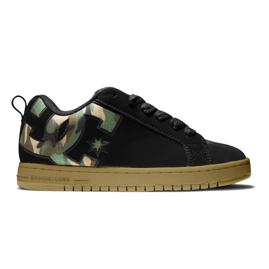 Imagen 0 de 4 de Zapatillas Dc Court Graffik Ss-NEGRO/VERDE MILITAR