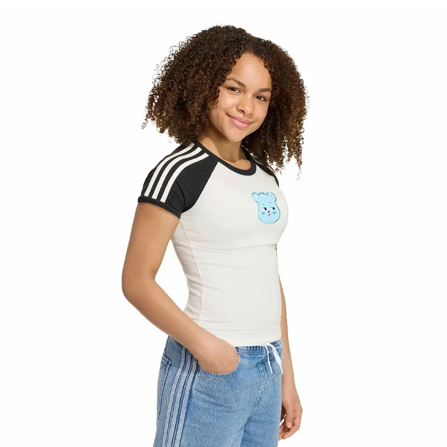 Imagen 0 de 5 de Remera adidas originals Care Bears Slim Cali-BLANCO/NEGRO