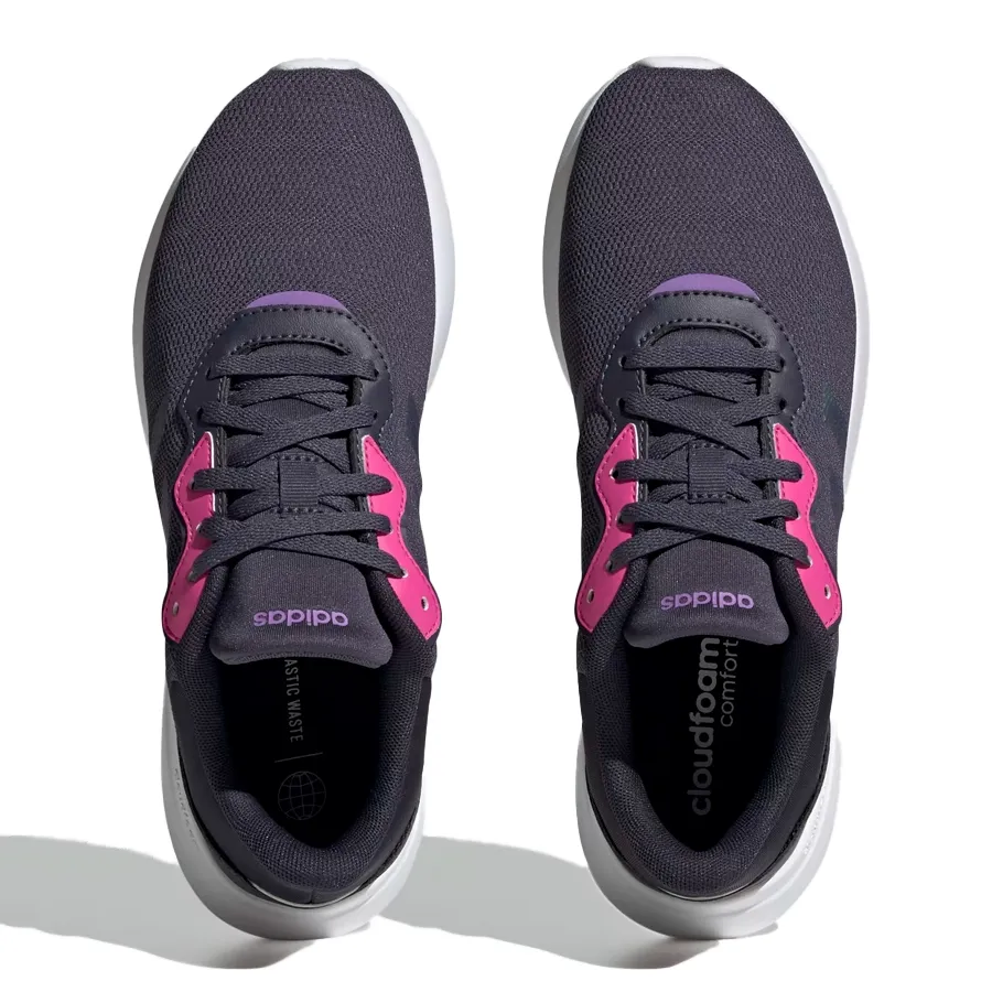 Imagen 5 de 9 de Zapatillas adidas Qt Racer 3.0-VIOLETA/VERDE/ROSA