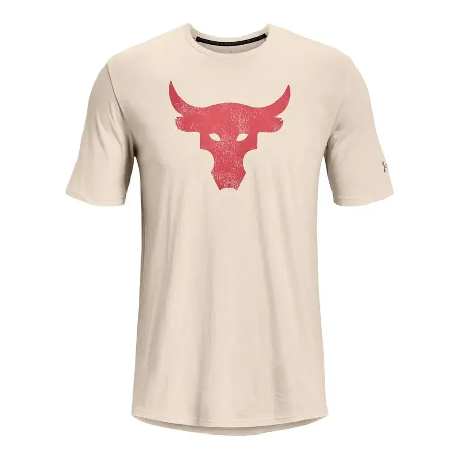 Imagen 0 de 3 de Remera Under Armour Project Rocket Brahma Bull Ss-CRUDO/ROSA