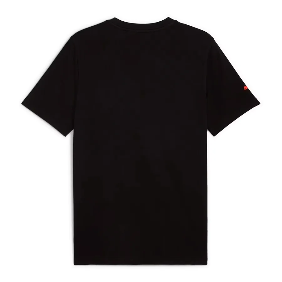 Imagen 3 de 4 de Remera Puma F1 Essentials Logo-NEGRO/ROJO