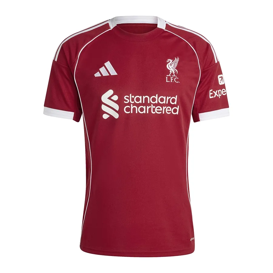 Imagen 1 de 6 de Remera adidas Camiseta titular del Liverpool FC 25/26-ROJO/BLANCO