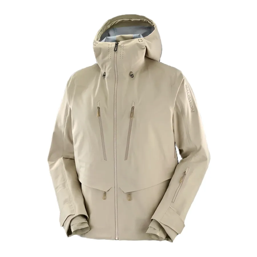 Imagen 0 de 6 de Campera Salomon Qst 3L Shell-BEIGE
