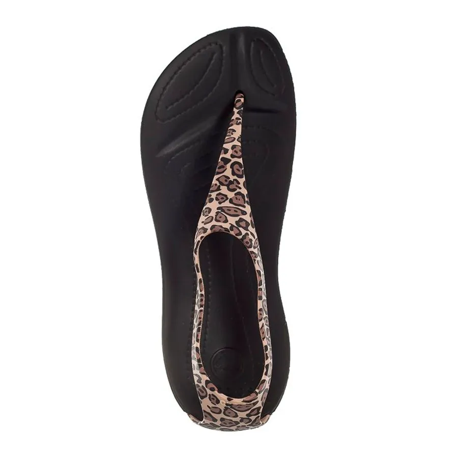 Imagen 3 de 6 de Sandalias Crocs Sexi Wild Flip-NEGRO/ORO