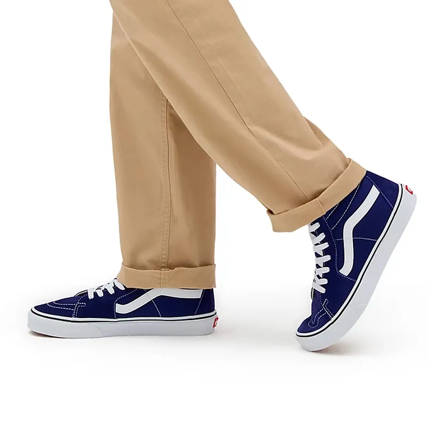 Imagen 6 de 7 de Zapatillas Vans U Sk8 Hi-AZUL/BLANCO
