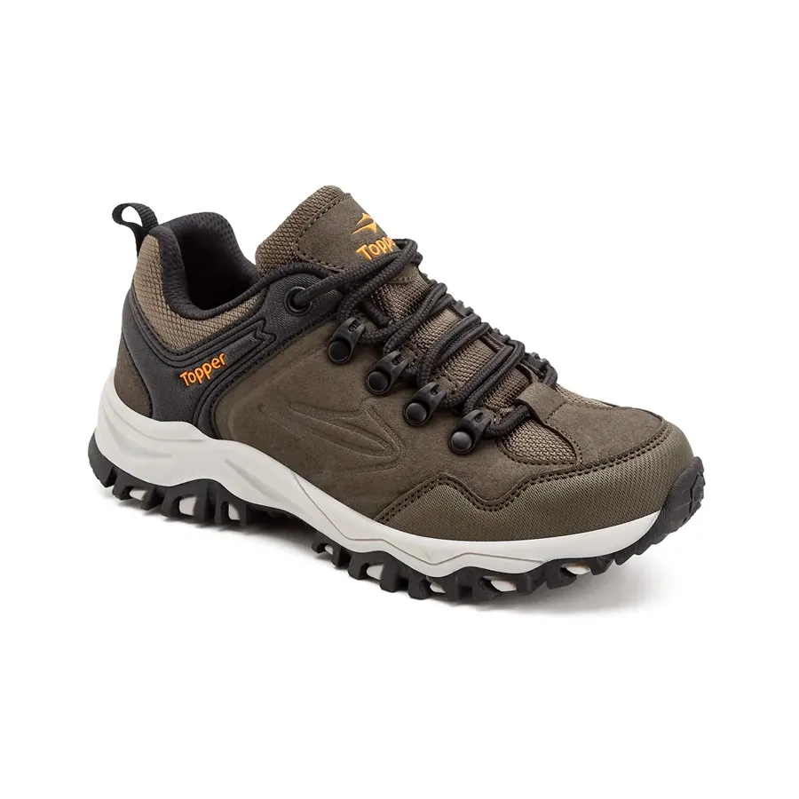 Imagen 1 de 5 de Zapatillas Topper Gondor Iii Kids-VERDE OLIVA/NEGRO