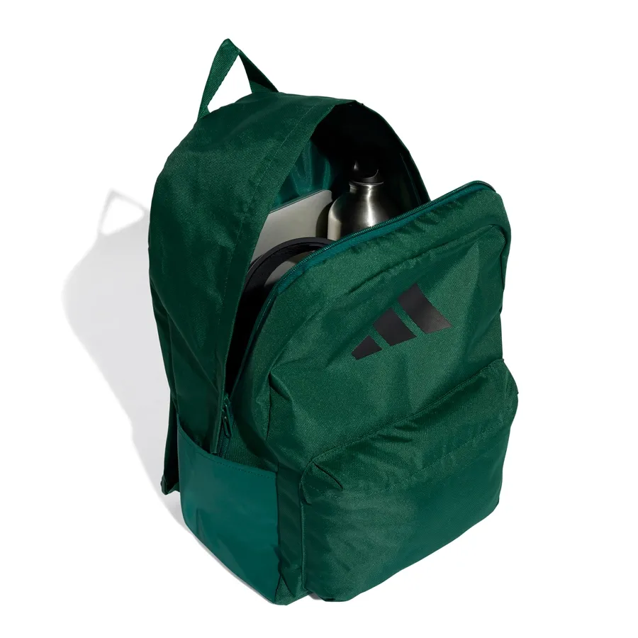 Imagen 2 de 6 de Mochila Adidas Classic Bars-VERDE/NEGRO