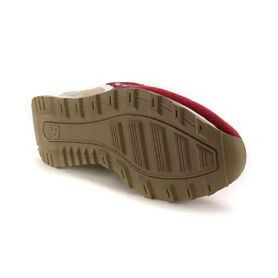 Imagen 2 de 3 de Zapatillas New Balance Wr996 Hf-BORDO/BEIGE/CELESTE