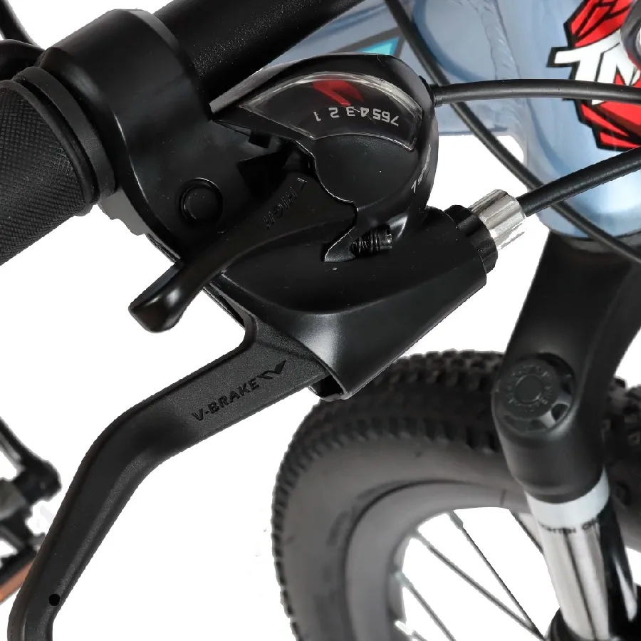 Imagen 5 de 9 de TopMega Mountain Bike Neptune R26 21vel-GRIS/AZUL/ROJO