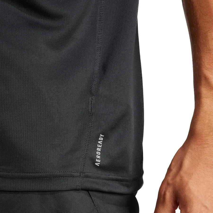 Imagen 3 de 5 de Remera adidas Run It-NEGRO/BLANCO