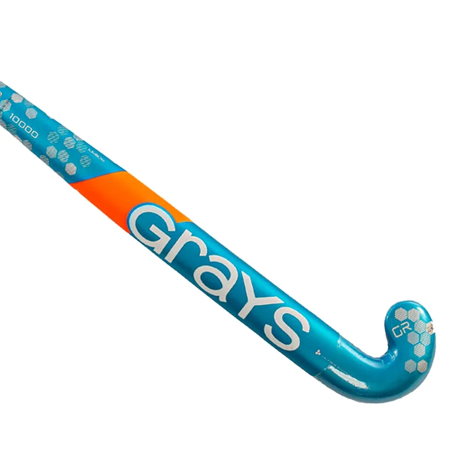 Imagen 1 de 2 de Palo De Hockey Grays Gr 10000 Jb Mx 37.5 L-AZUL/NARANJA/BLANCO