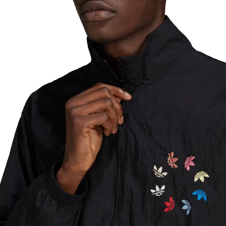 Imagen 3 de 5 de Campera adidas originals St Woven Tt-NEGRO/MULTICOLOR