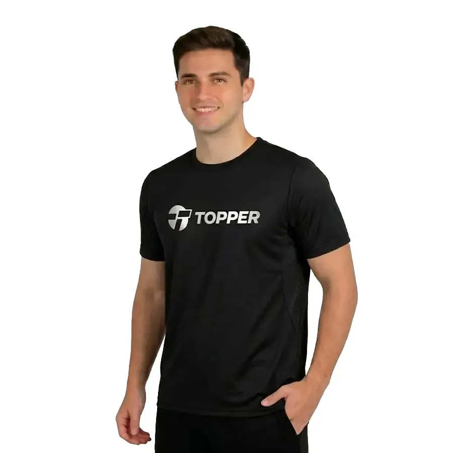 Imagen 0 de 3 de Remera Topper Brand Tee-NEGRO