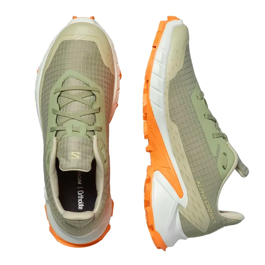 Imagen 3 de 6 de Zapatillas Salomon Alphacross 5-OLIVA/BLANCO/NARANJA