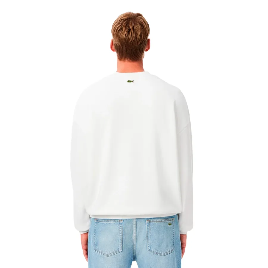 Imagen 1 de 4 de Buzo Lacoste -BLANCO/CELESTE