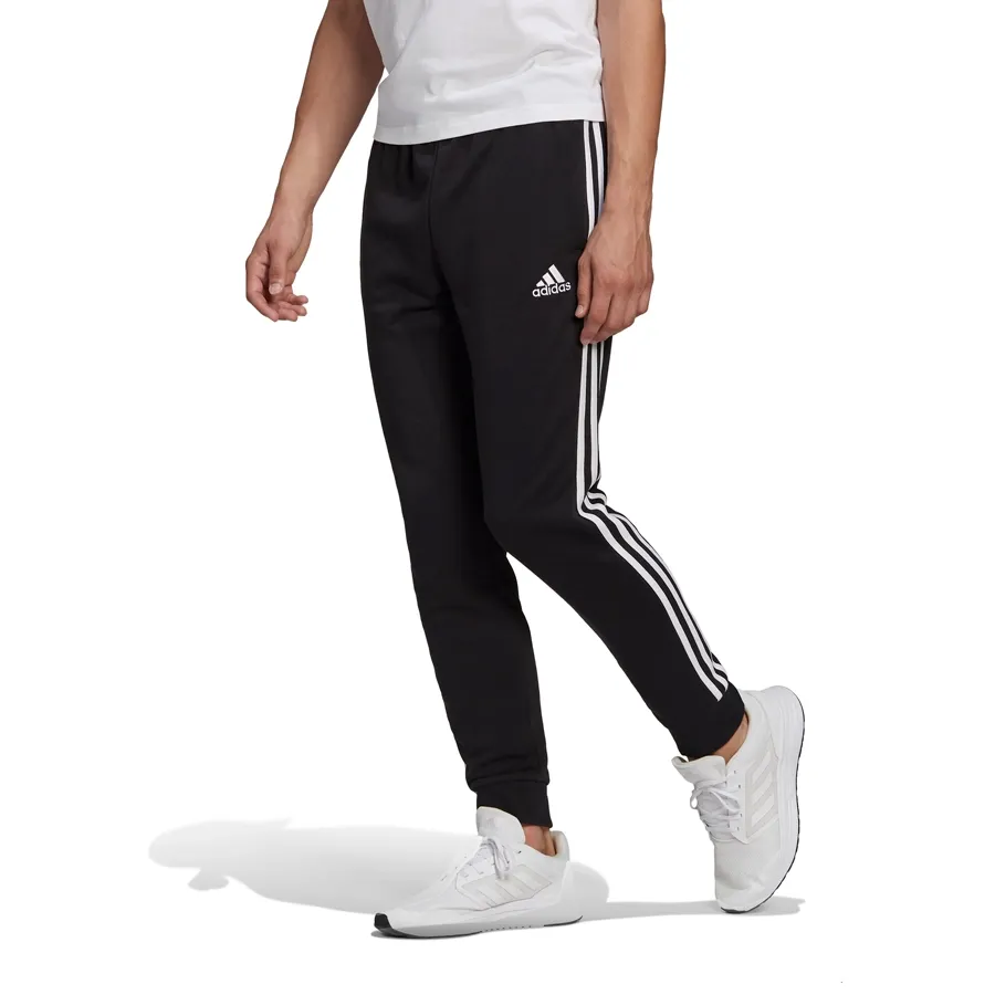 Imagen 1 de 4 de Pantalón adidas Essentials 3 Stripes-NEGRO/BLANCO
