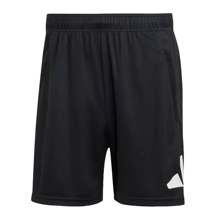 Imagen 0 de 2 de Shorts adidas Train Essentials Logo-NEGRO/BLANCO