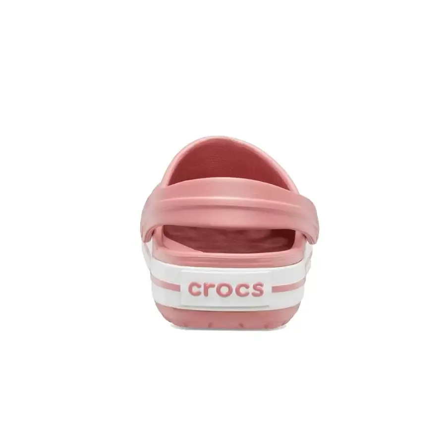 Imagen 1 de 4 de Ojotas Crocs Crocband-ROSA/BLANCO