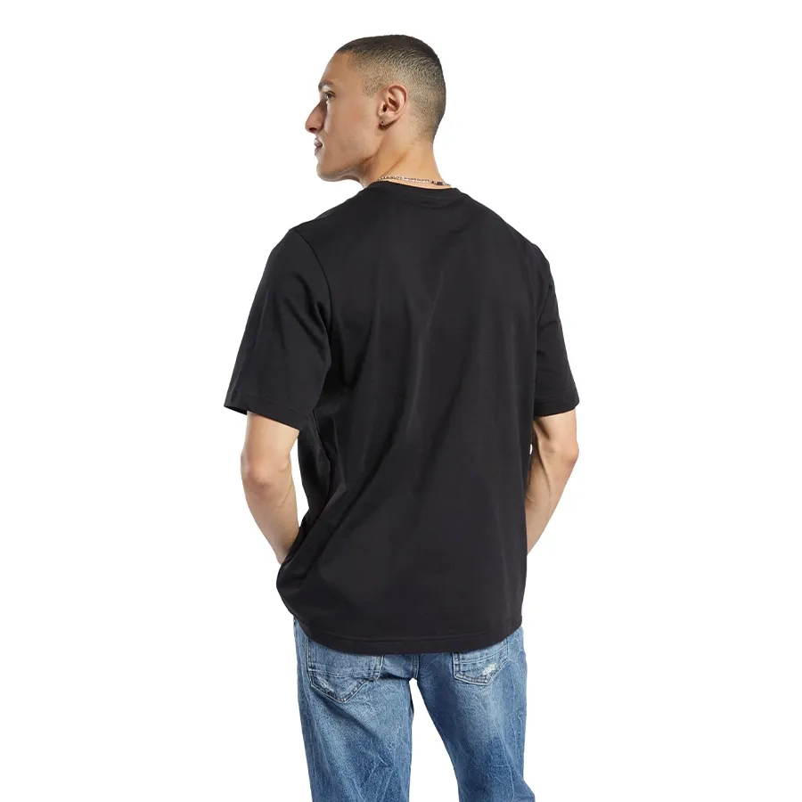 Imagen 3 de 5 de Remera Reebok Hombre Classics F Linear-NEGRO/BLANCO