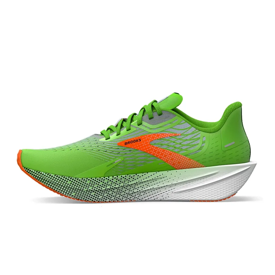 Imagen 2 de 6 de Zapatillas Brooks Hyperion Max M 308-LIMA/BLANCO/NARANJA
