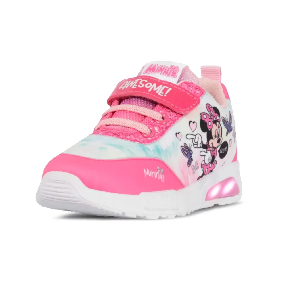 Imagen 1 de 3 de Zapatillas Footy Minnie Con Luz-FUCSIA/BLANCO