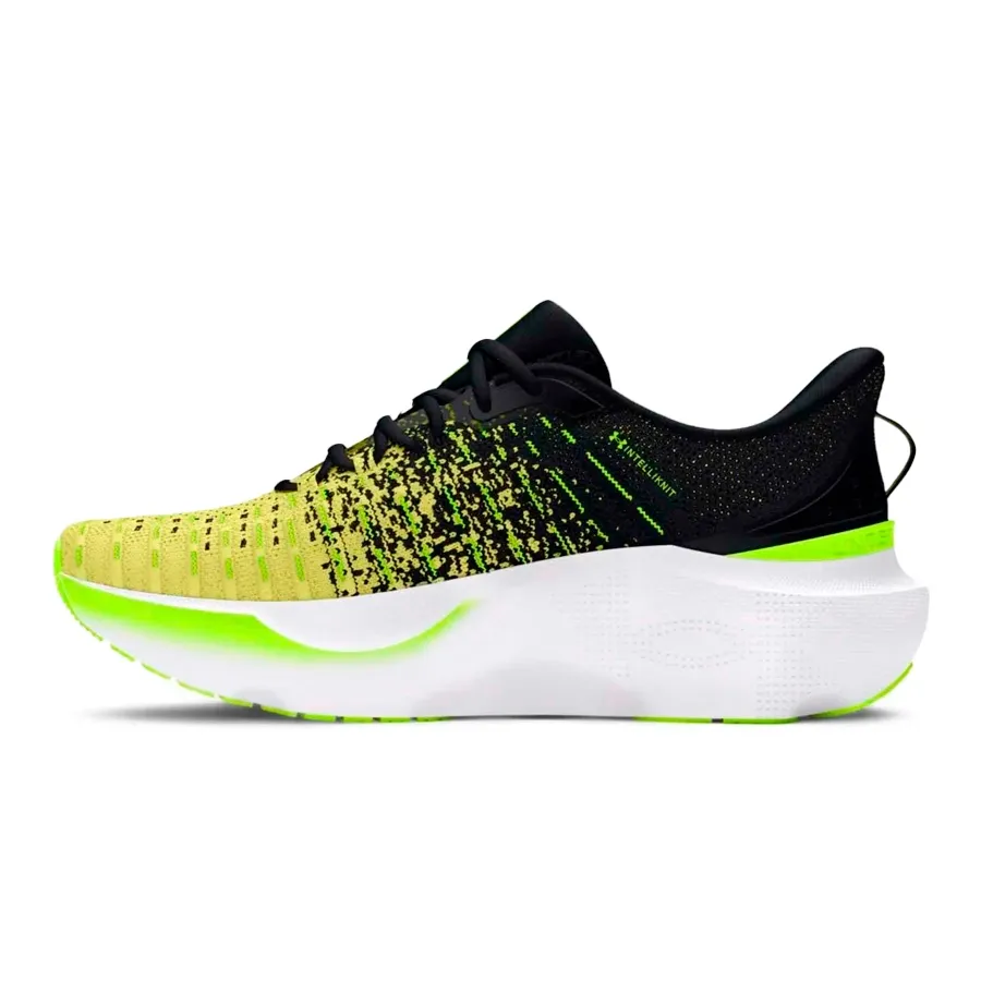 Imagen 1 de 5 de Zapatillas Under Armour Infinite Elite-NEGRO/AMARILLO FLUOR