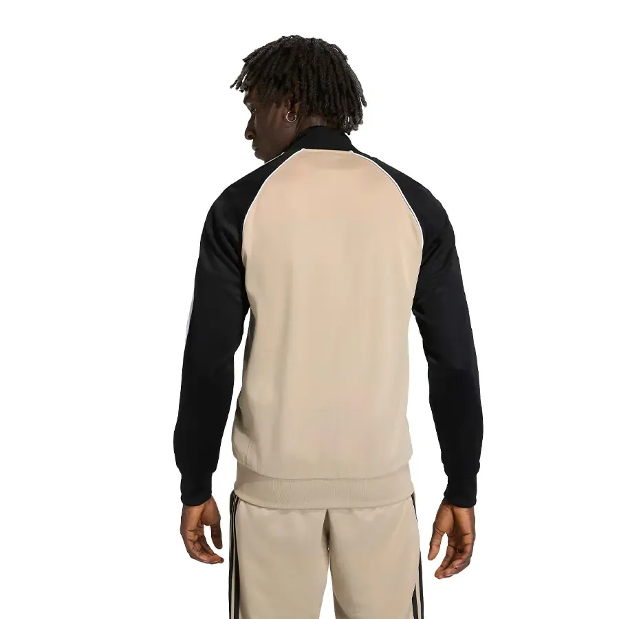 Imagen 1 de 5 de Campera adidas originals Sst-BEIGE/NEGRO