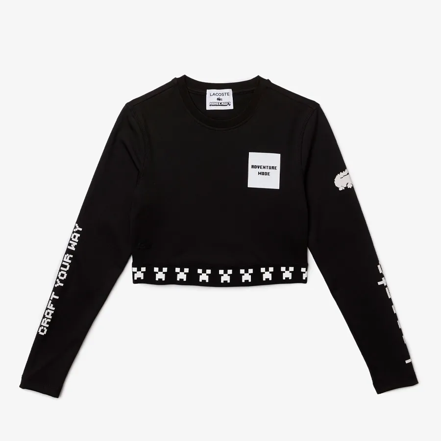 Imagen 4 de 5 de Remera Lacoste Shirt and Cols Roules-NEGRO/BLANCO