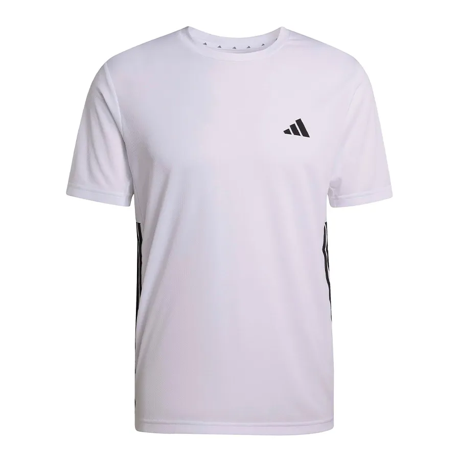 Imagen 2 de 5 de Remera adidas Base Essentials 3 Stripes-BLANCO