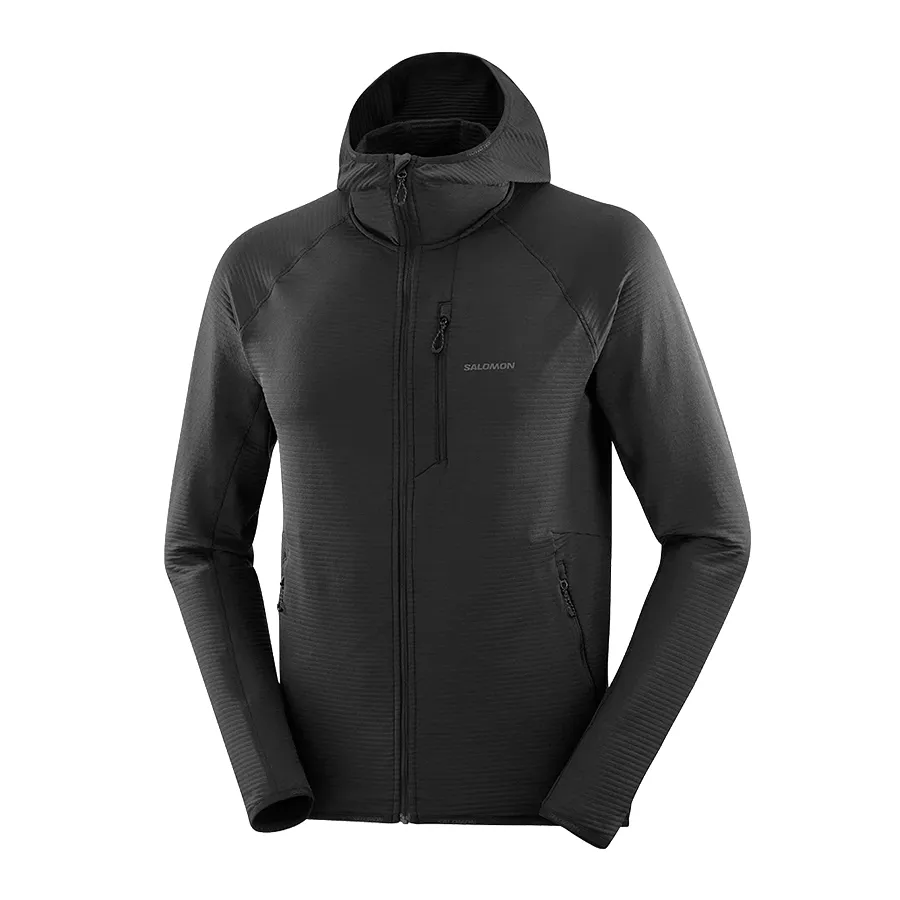 Imagen 2 de 7 de Campera Salomon Essential Lightwarm-NEGRO