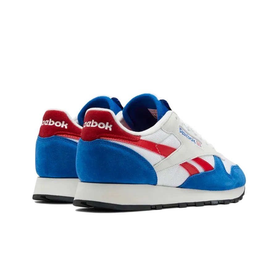 Imagen 1 de 9 de Zapatillas Reebok Classic Leather-BLANCO/AZUL FRANCIA/GRIS