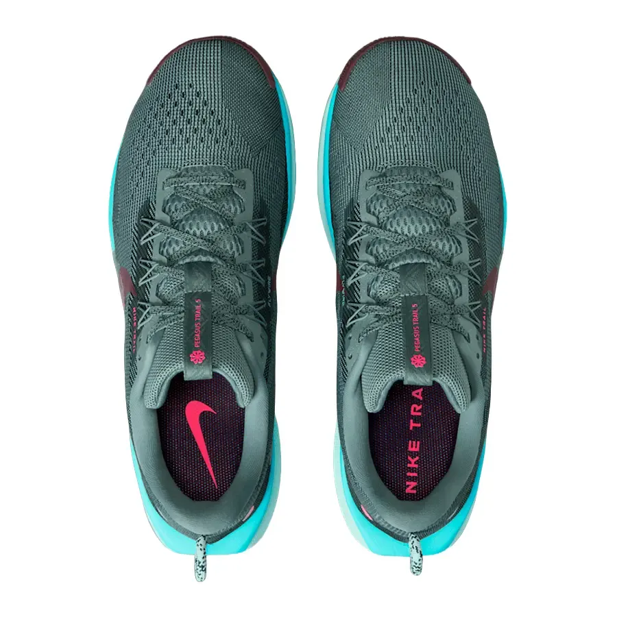 Imagen 3 de 8 de Zapatillas Nike Pegasus Trail 5-PETROLEO/BORDO