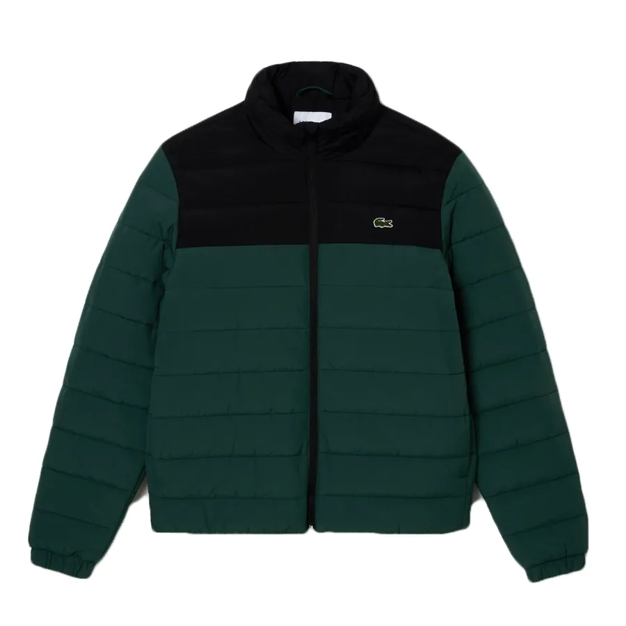 Imagen 0 de 6 de Campera Lacoste Puffer-VERDE MILITAR/NEGRO