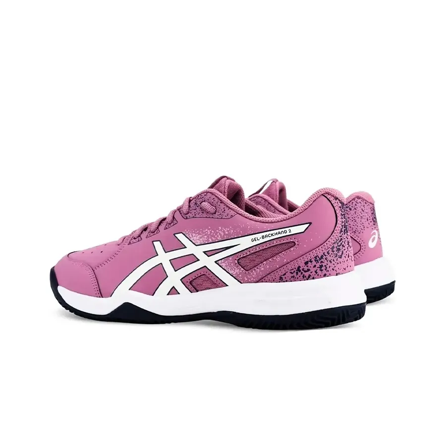 Imagen 5 de 7 de Zapatillas Asics Gel-Backhand 2 Clay-ROSA/BLANCO