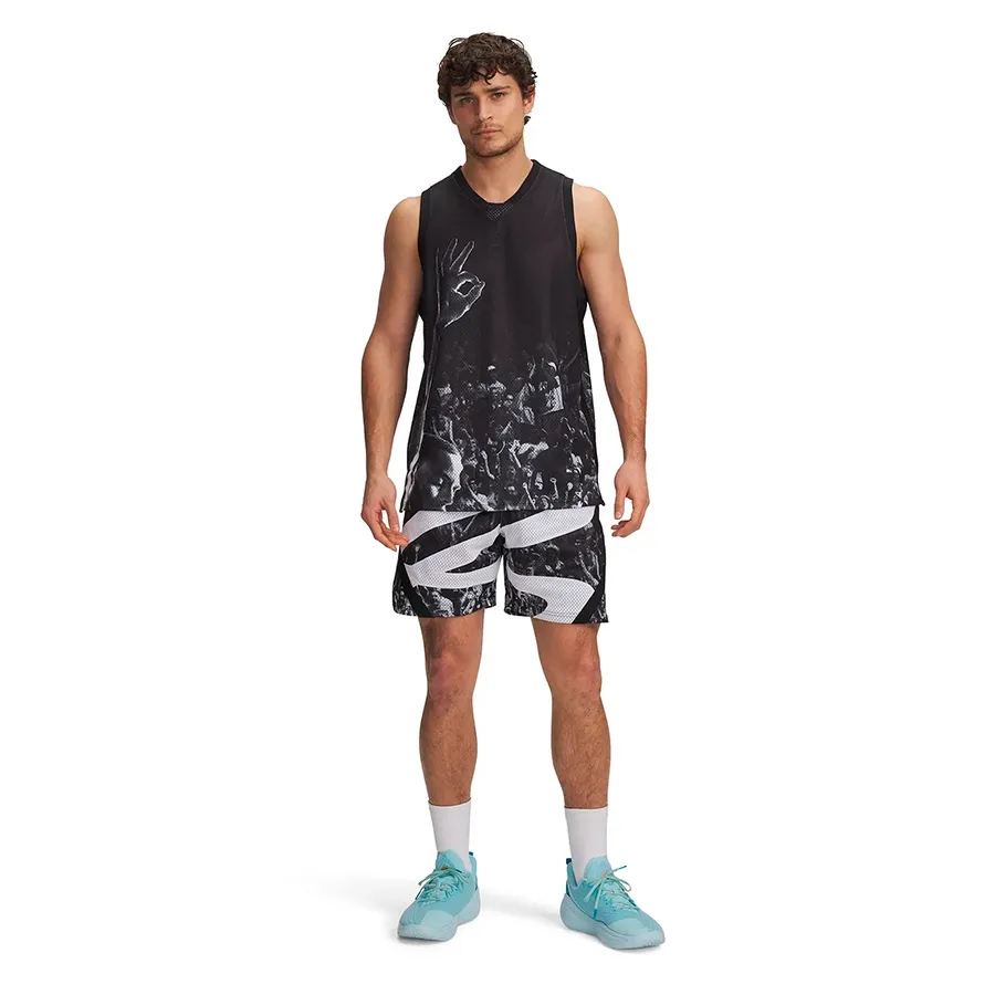 Imagen 1 de 3 de Shorts Under Armour Curry Signature Sub 2-NEGRO/BLANCO