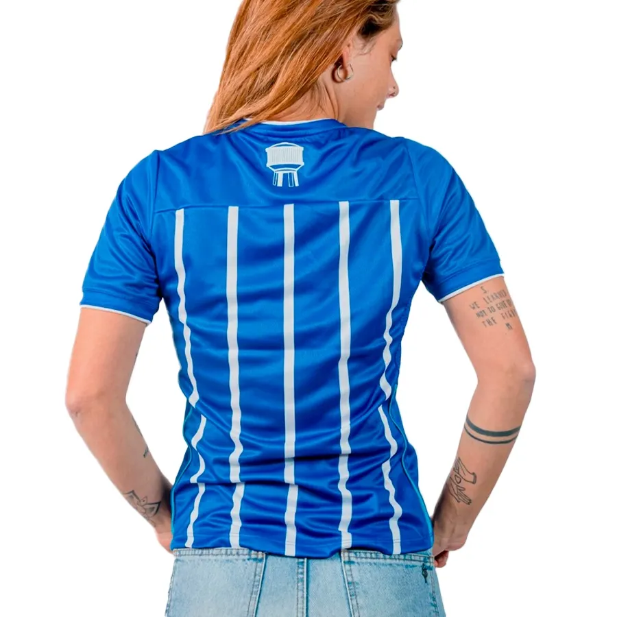 Imagen 2 de 3 de Camiseta Fiume Sport Dama 23 Godoy Cruz-AZUL/BLANCO