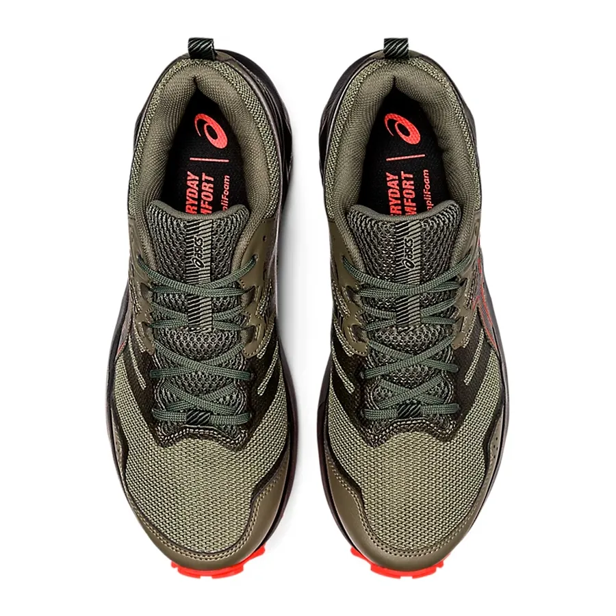 Imagen 3 de 5 de Zapatillas Asics Gel Sonoma 6 Standard-VERDE OLIVA/NEGRO/ROJO