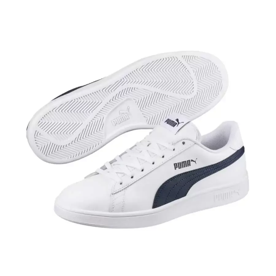 Imagen 2 de 3 de Zapatillas Puma Smash V2 L Adp-BLANCO/MARINO