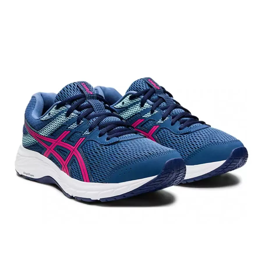 Imagen 3 de 5 de Zapatillas Asics Gel Contend 6 W-AZUL/FUCSIA