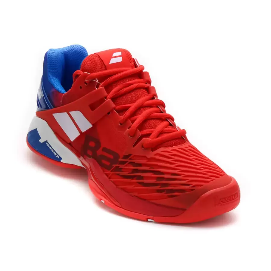 Imagen 0 de 5 de Zapatillas Babolat Propulse Fury All Court-ROJP/AZUL/BLANCO