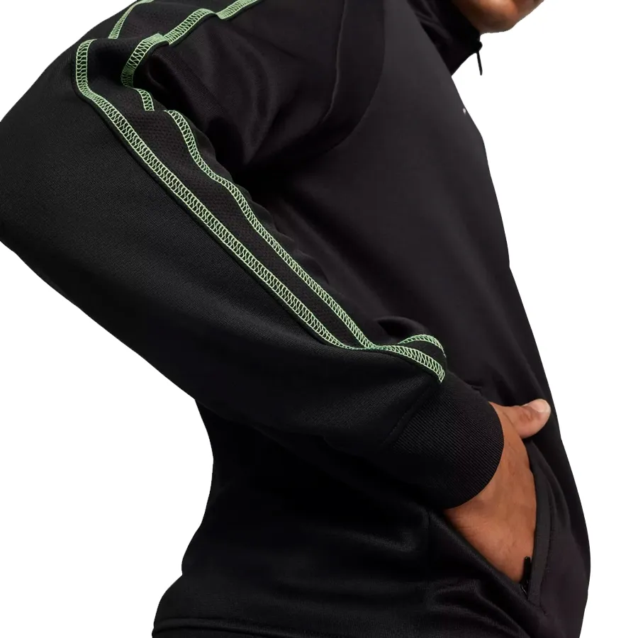 Imagen 4 de 5 de Campera Puma Mercedes Amg Petronas Mt7-NEGRO/VERDE