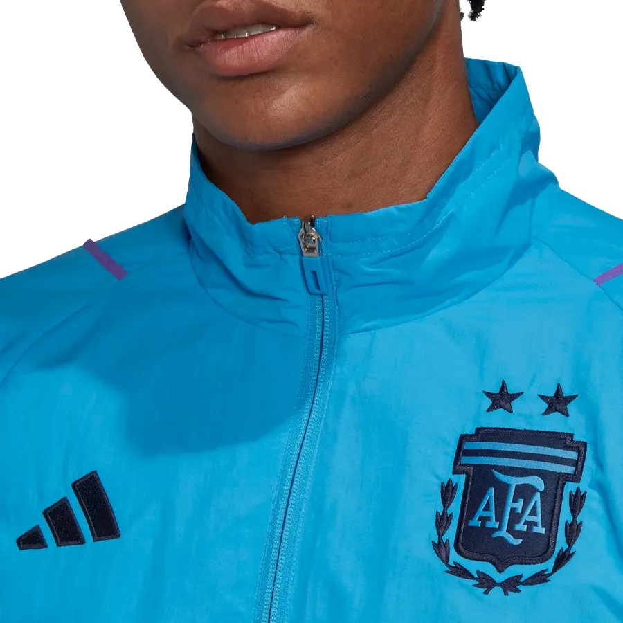 Imagen 5 de 6 de Campera adidas Afa Presentación Tiro Argentina 2023-CELESTE/MARINO