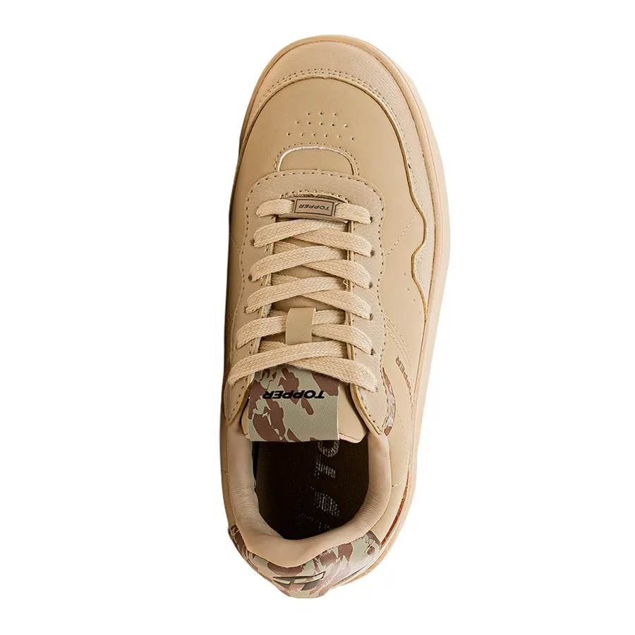 Imagen 2 de 5 de Zapatillas Topper Terre Print Plataforma-BEIGE