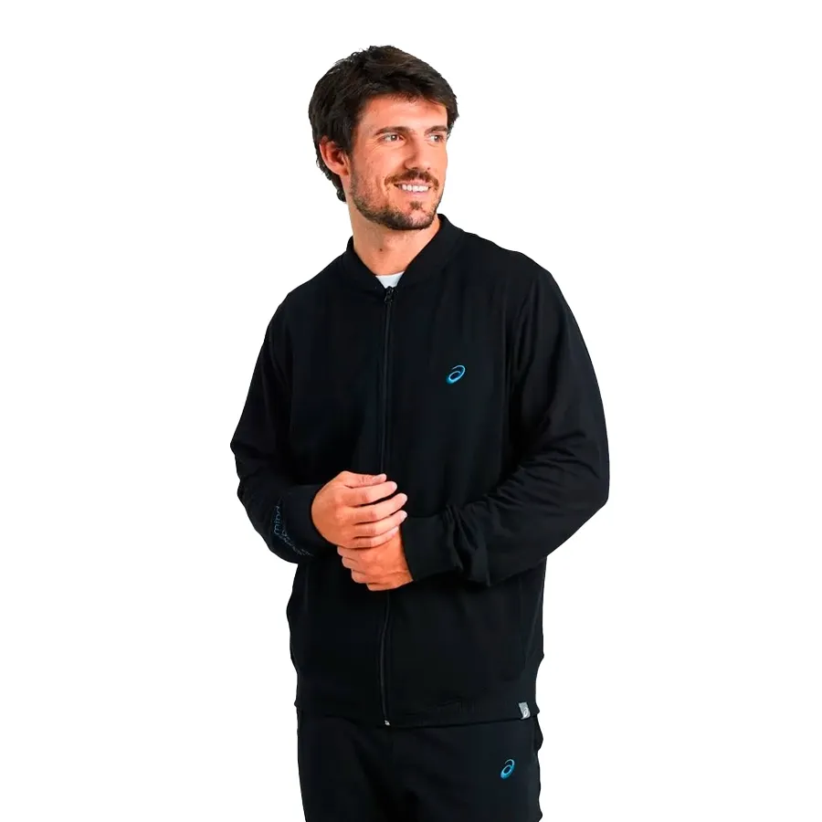 Imagen 0 de 4 de Campera Asics Sound Mind Logo-NEGRO