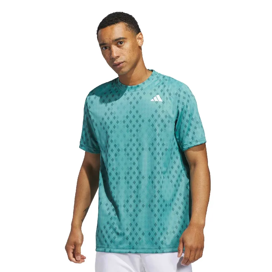 Imagen 0 de 3 de Remera adidas Club de Tenis estampada Climacool-TURQUESA