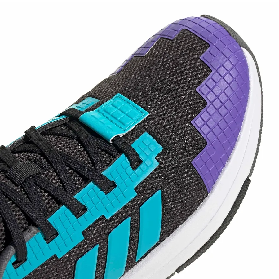 Imagen 6 de 8 de Zapatillas adidas Minecraft Pro J-NEGRO/TURQUESA/VIOLETA