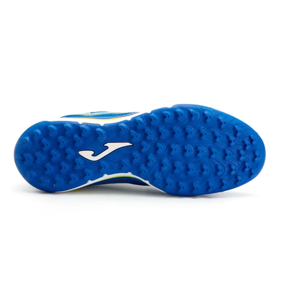 Imagen 6 de 7 de Botines Joma Liga 5 Tf-AZUL FRANCIA/AMARILLO FLUOR/ROJO