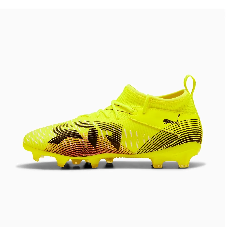 Imagen 2 de 6 de Botines Puma Future 8 Match Fg/Ag Jr-AMARILLO FLUOR/NEGRO