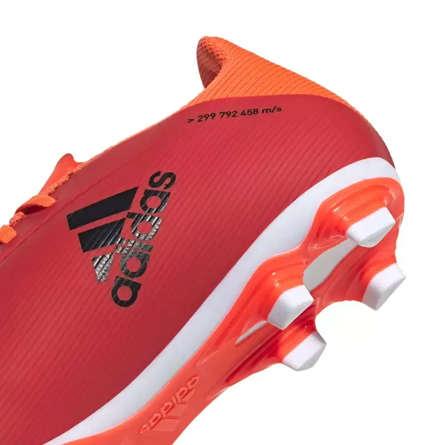 Imagen 4 de 7 de Botines adidas X Speedflow.4 Multiterreno-ROJO/NEGRO/NARANJA